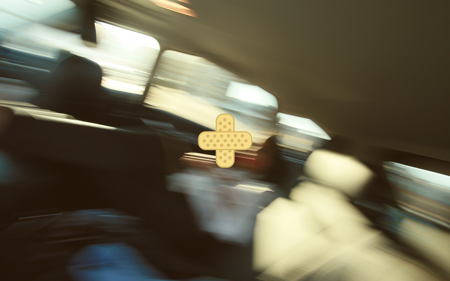 image of a passenger in a rideshare crash in NJ