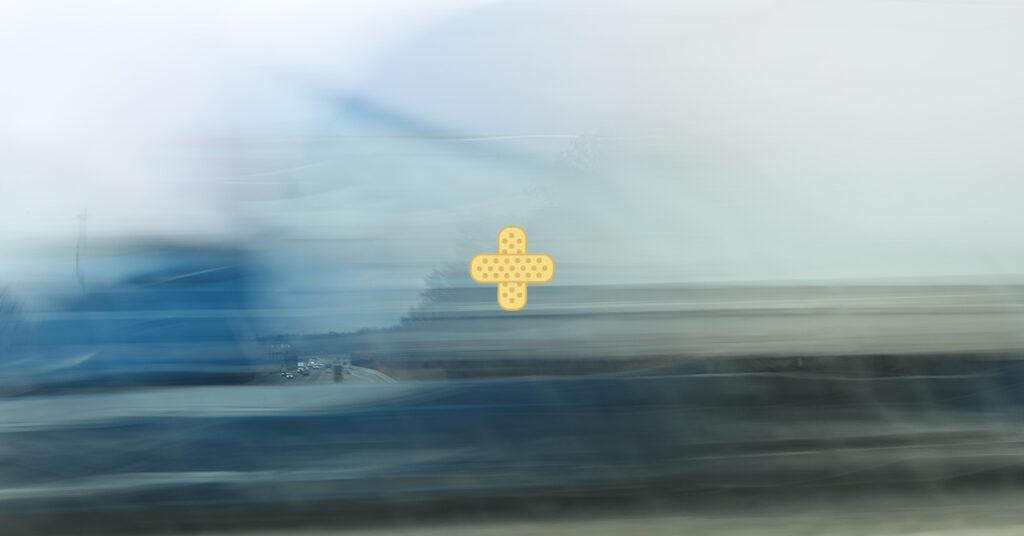 courtlaw blurry image of a NJ car accidents on NJ highway