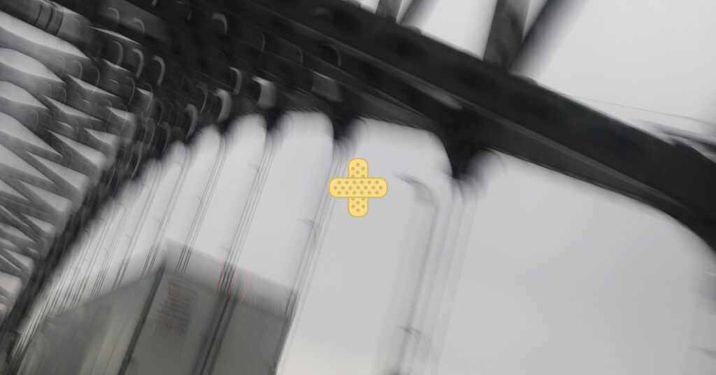 blurry image of NJ bridge and 18-wheeler simulating impaired drivers in NJ road accidents